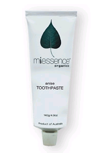 Tube of anise toothpaste